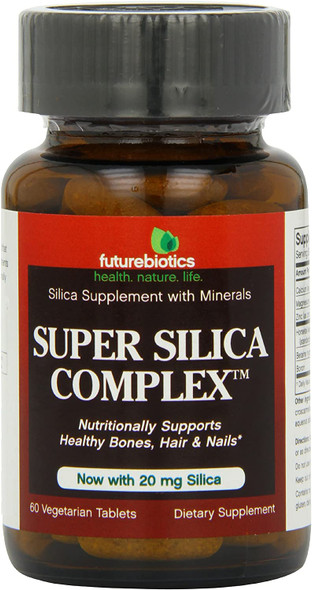 Futurebiotics Super Silica Complex, Veg-Tablets, 60-Count (Pack of 2)
