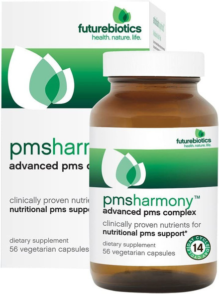 Futurebiotics PMSHarmony, PMS & Hormone Support 56 Vegetarian Capsules