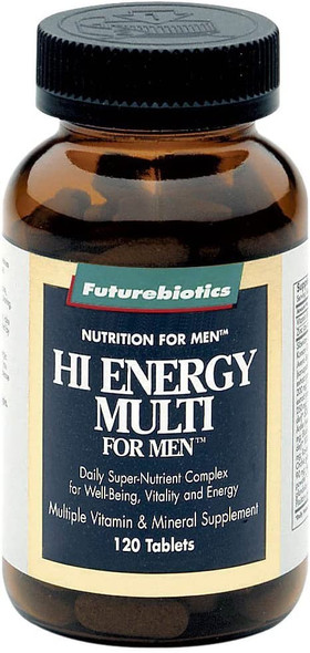 Futurebiotics Hi Energy Multi for Men,120 Vegetarian Tablets