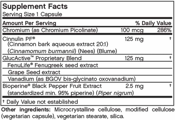 Futurebiotics Cinnacare, 60 Vegetarian Capsules