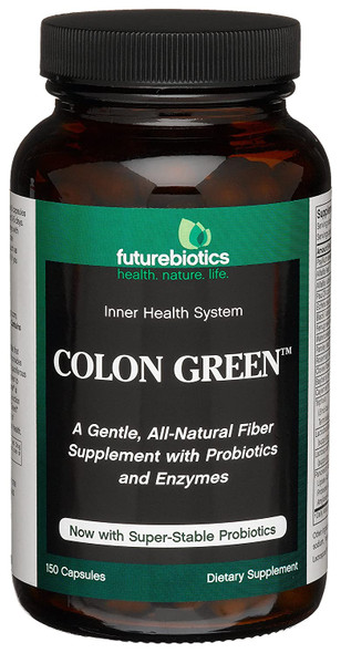Futurebiotics Colon Green Fiber Supplement, 150 Vegetarian Capsules
