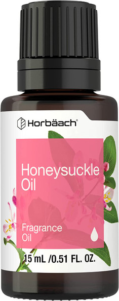 Honeysuckle Oil | 15 mL | Fragrance Oil for Candles & Soap | Lab Tested | by Horbaach