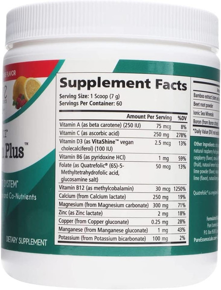 Ionic-Fizz Calcium Plus, Raspberry Lemonade, 14.82 oz (420 g), Pure Essence