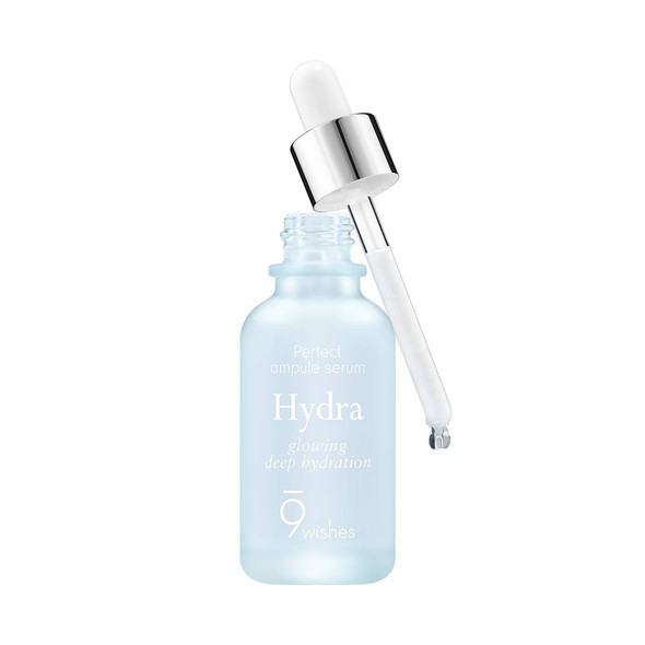 9 wishes Hydra Ampoule Serum  Toner  Boost Hydration  Long lasting Moisturizer for 72 hours with Hyaluronic Acid