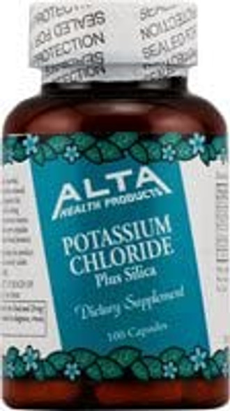 Alta Health Products Potassium Chloride Plus Silica  100 Capsules