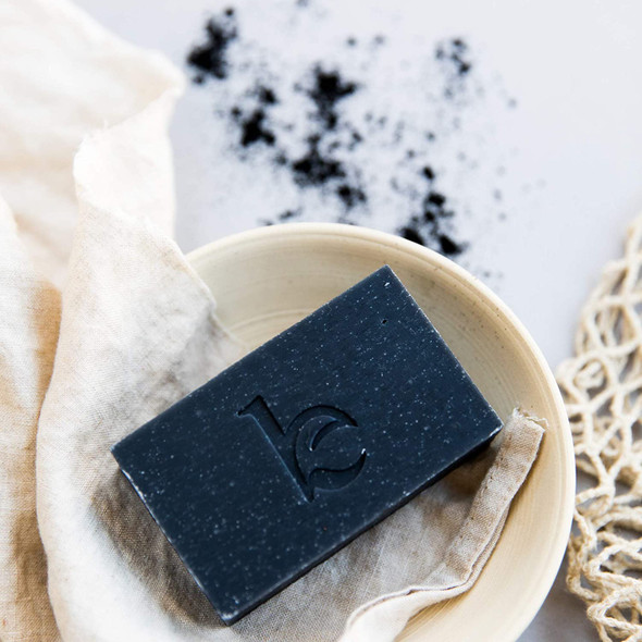 Charcoal Face Wash Bar Soap  Peppermint Tea Tree Antibacterial Soap Bar Facial Cleanser for Oily Skin Black Soap Face Cleanser Acne Cleanser Natural Soap Acne Face Wash Women  Mens Face