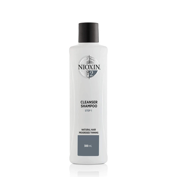 Nioxin Cleanser Shampoo 10.1 oz, System 1-6 with Peppermint Oil for Fine/Natural and Color/Chemically-Treated Hair with Thinning
