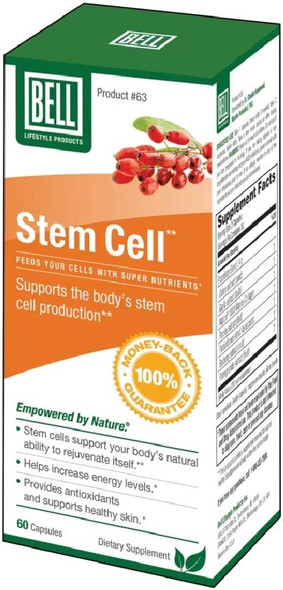 Bell Stem Cell Supplements  Supports Your Bodys Natural Ability to Replace Worn Out Cells and Rejuvenate Tissue  Celulas Madres Sold Directly by The Manufacturer 60 Capsules