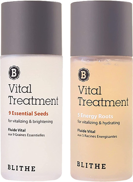 Blithe Vital Treatment 9 Essential Seeds  5 Energy Roots Travel Size  Korean Essence Toner with Green Tea Seed Niacinamide for Skin Brightening  Burdock Root for Hydrating Dry Skin