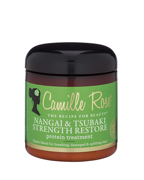 Camille Rose Nangai  Tsubaki Strength Restore Protein Hair Treatment for Strengthening Repair and Reducing Breakage 8 fl oz