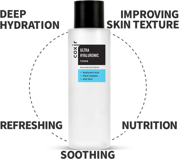 Coxir Ultra Hyaluronic Toner for Intensive Hydration 150ml / 5.07 oz