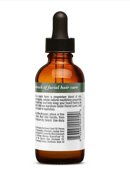 Cremo Beard Oil Revitalizing Cedar Forest 1 fl oz  Restore Natural Moisture and Soften Your Beard To Help Relieve Beard Itch