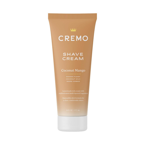 Cremo Moisturizing Shave Cream Superior UltraSlick Shaving Cream for Women Fights Nicks Cuts and Razor Burn Cremo Coconut Mango 6 Fl Oz Cremo Moisturizing Shave Cream Superior UltraSlick Shaving Cream for Women Fights Nicks Cuts and Razor Burn Cremo Coconut Mango 6 Fl Oz