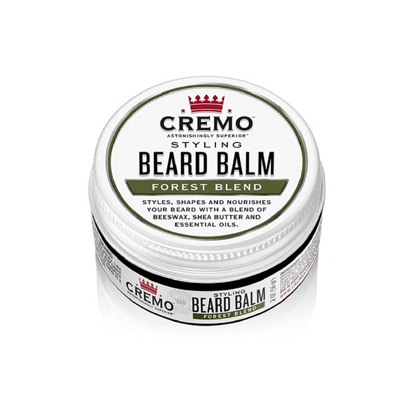 Cremo Styling Beard Balm Forest Blend Nourishes Shapes And Moisturizes All Lengths Of Facial Hair 2 Ounce