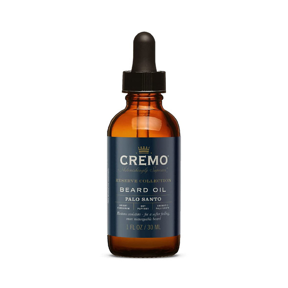 Cremo Beard Oil Palo Santo Reserve Collection 1 fl oz  Restore Natural Moisture and Soften Your Beard To Help Relieve Beard Itch