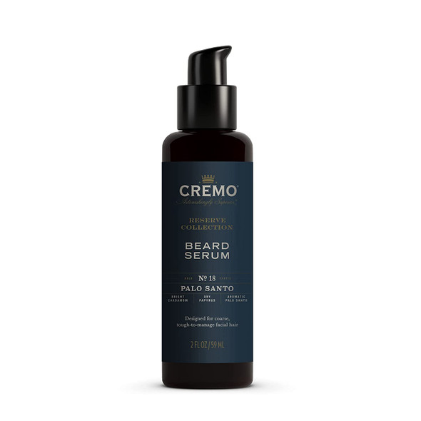 Cremo Beard Serum Palo Santo Reserve Collection  Restores Moisture Softens and Reduces Beard Itch for All Lengths of Facial Hair 2 Fluid Ounces