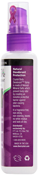 Crystal Deodorant Spray Pump 4 oz