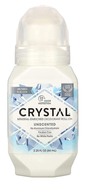 Crystal Body RollOn Deodorant 2.25 Ounce  6 per case.
