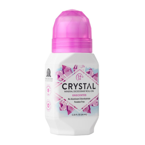 Crystal Mineral Deodorant RollOn Unscented 2.25 fl oz Pack of 3