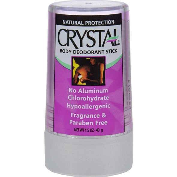 Crystal Body Deodorant Travel Stick Unscented 1.5 oz Pack of 5