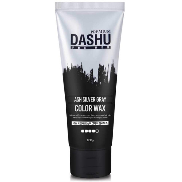 DASHU Premium Ash Silver Gray Color Wax 3.5oz  No Hair Damage Easy to Wash Out Matte Finish