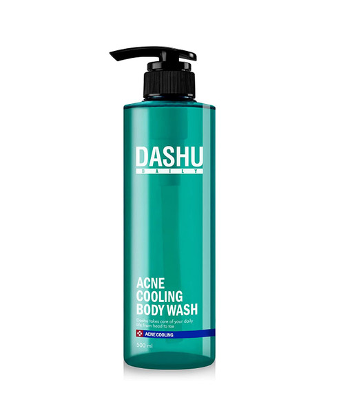 DASHU Acne Cooling Body Wash 16.9fl oz  Longlasting Cooling Effect No Sticky Paraben Free Helps Remove Body Odor No Skin Irritation