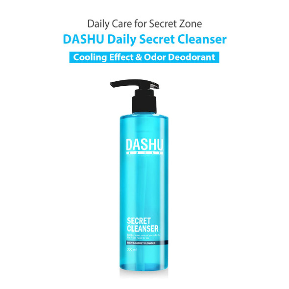 DASHU Daily VitaFlex Mens Secret Special Cleanser 10.14fl oz  Maintain Freshness  Beneficial Sub Acidity to SelfProtective Mechanism for Cleanness