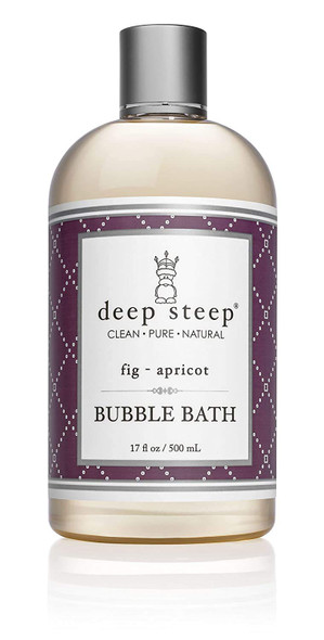 Deep Steep Bubble Bath Fig Apricot 17 ounce Pack of 2