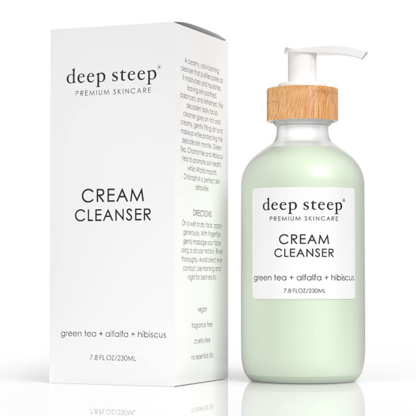 Deep Steep Skin Care Line Face Cleansers Cream Cleanser 7.8 oz