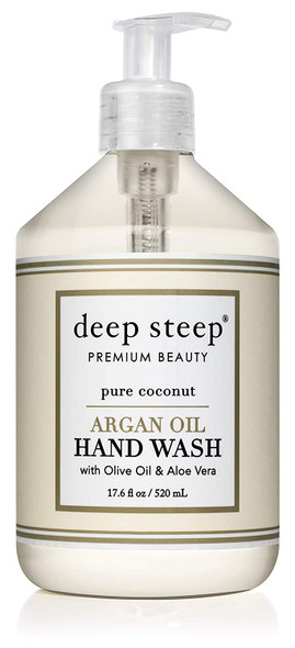 Deep Steep Coconut Oil Hand Wash Pure 17.6 Fluid Ounce