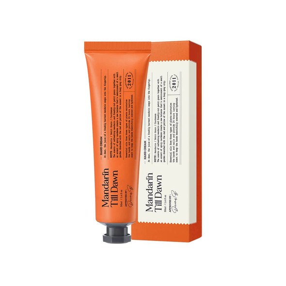 Derma B Narrative Hand Cream Mandarin Till Dawn Perfumed Daily Moisturizing Hand Cream Cardamom Mandarin Scented Nourishing Lotion Nails  Hands Fast Absorbing Care Korean Skincare 50ml 1.6 Fl Oz