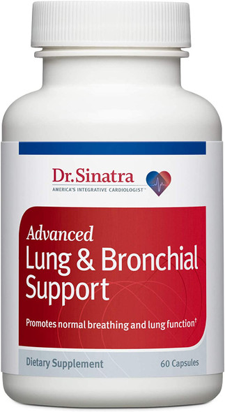 Dr. Sinatras Advanced Lung  Bronchial Support Supplement For Lung Health Support Clear Breathing And Respiratory Function 60 Capsules 30Day Supply