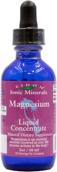 Eidon Liquid Magnesium Concentrate  Supports Muscle Relaxation Ionic Bioavailable AllNatural Vegan GlutenFree No Additives or Preservatives  Magnesium Liquid 2 Ounce Bottle