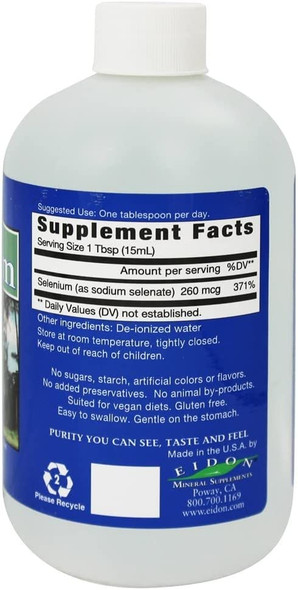 Eidon Ionic Minerals  Selenium Liquid  18 fl. oz.