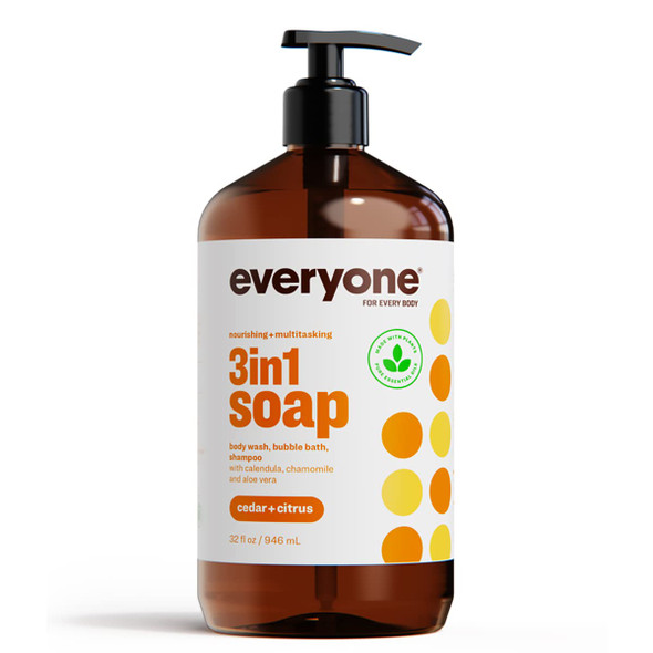 Everyone 3in1 Soap for Man Cedar and Citrus 32 Ounce