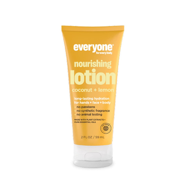 Everyone Nourishing Lotion Travel Size Coconut and Lemon 2 Fl Oz Pack of 12