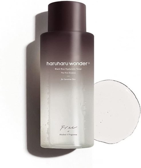 Haruharu Wonder Wonder Black Rice Hyaluronic Toner 10.1 fl oz / 300ml  Alcohol Free Fragrance Free  Vegan Crurelty Free EWGGreen