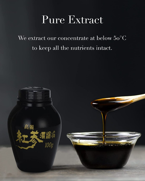 ILHWA Pure Concentrated Ginseng Extract Tea 3.5oz x 3 pc  Aged 6 Years Korean Panax Root 100000mg. 15mg Ginsenosides. Boost Energy. Improve Immune System Memory
