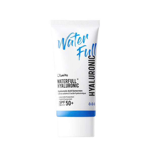 Jumiso Waterfull Hyaluronic Acid Sunscreen SPF 50 PA 1.69 fl.oz / 50ml  Hydrating Sunscreen for All Skin Types Vegan