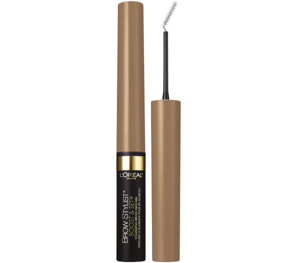 L'Oreal Paris Cosmetics Brow Stylist Boost and Set Brow Mascara, Blonde, 1 Tube