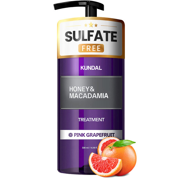 KUNDAL HoneyMacadamia HydroIntensive Protein Premium Nature Hair TreatmentPink Grapefruit 500ml