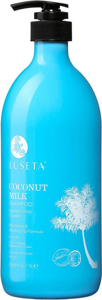 Luseta Coconut Milk Shampoo Nourishing  Moisturizing Hair Sulfate  Paraben Free Keratin  Color Safe 33.8oz Each