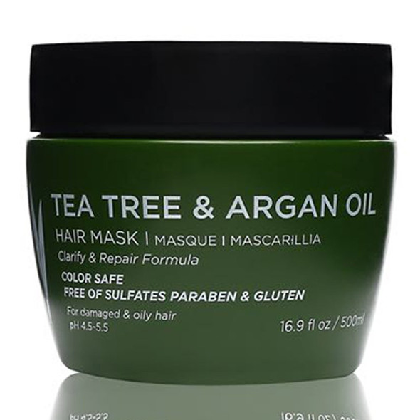 Luseta Tea Tree Oil Hair Mask 16.9 oz Hydrating  Moisturizing Treatment Soothing for Itchy Scalps and Dandruff