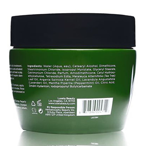 Luseta Tea Tree Oil Hair Mask 16.9 oz Hydrating  Moisturizing Treatment Soothing for Itchy Scalps and Dandruff