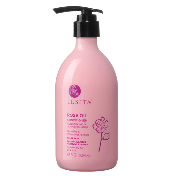 Luseta Rose Oil Hair Conditioner for Fine and Dry Hair 16.9oz