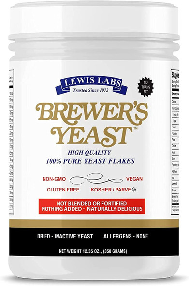 Brewers Yeast Flakes for Lactation Cookies Breastfeeding Supplement to Boost Mothers Milk 1 Pack  Non Fortified Unsweetened  Kosher Gluten Free Non GMO Vegan Plant Based Protein Powder