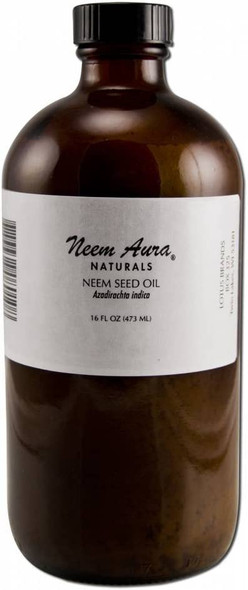 Neemaura Naturals Neem Seed Oil Azadirachta Indica 16 Fluid Ounce