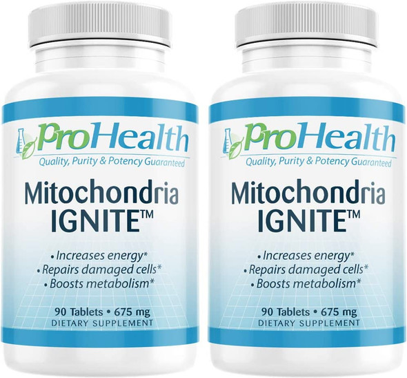 ProHealth Longevity Mitochondria Ignite with NT Factor 2Pack 675 mg 90 Medium Tablets