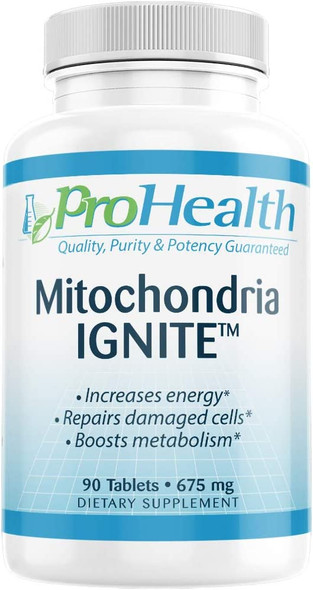 ProHealth Longevity Mitochondria Ignite with NT Factor 675 mg 90 Medium Tablets