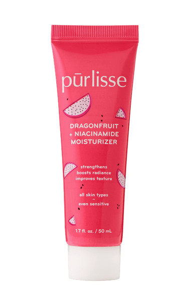 Purlisse Body Moisturizer Dragonfruit  Niacinaminde Skin Lotion with Natural Extracts to Improve Texture and Protect Complexion 1.74 oz